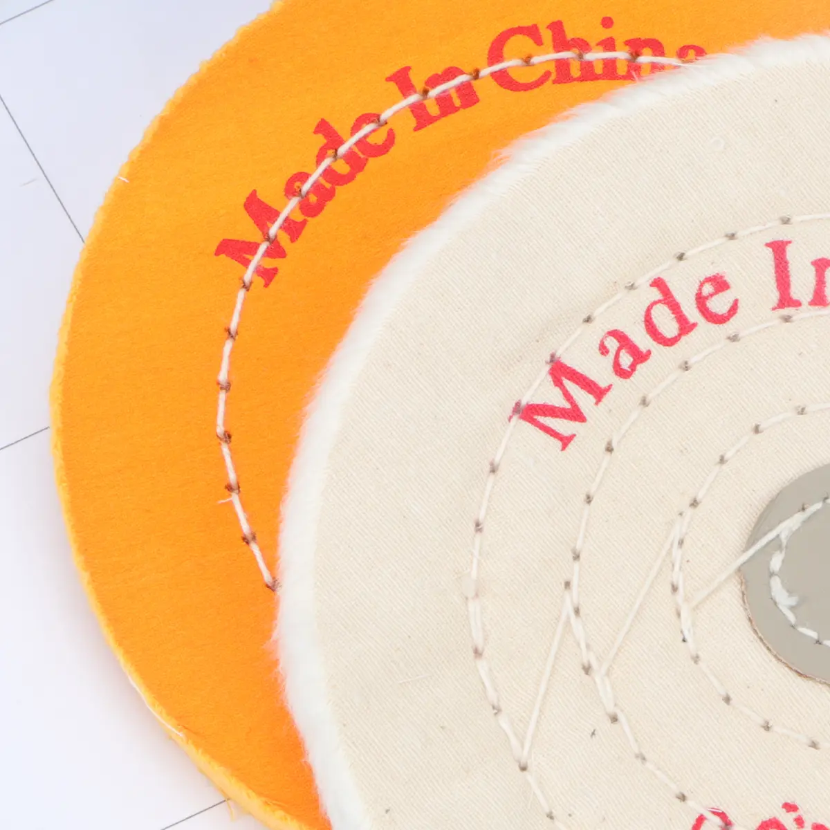2pcs Polishing Cloth Wheel White Pearl Sanding Discs Flap Abrasive Grinding Wheels Heavy Duty Alumina Material For