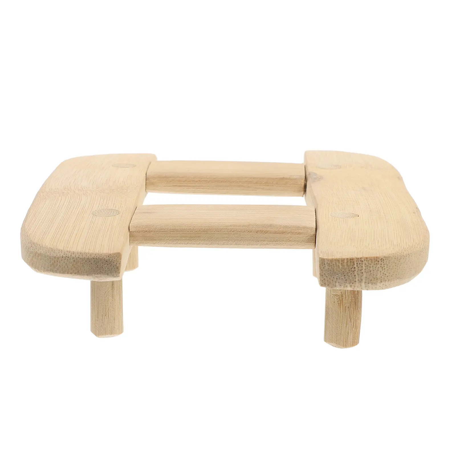 1pc Bamboo Steamer Rack Round Eggs Baking Oven Cooking Anti Scalding Wooden Thickened Water Isolation Stable Support