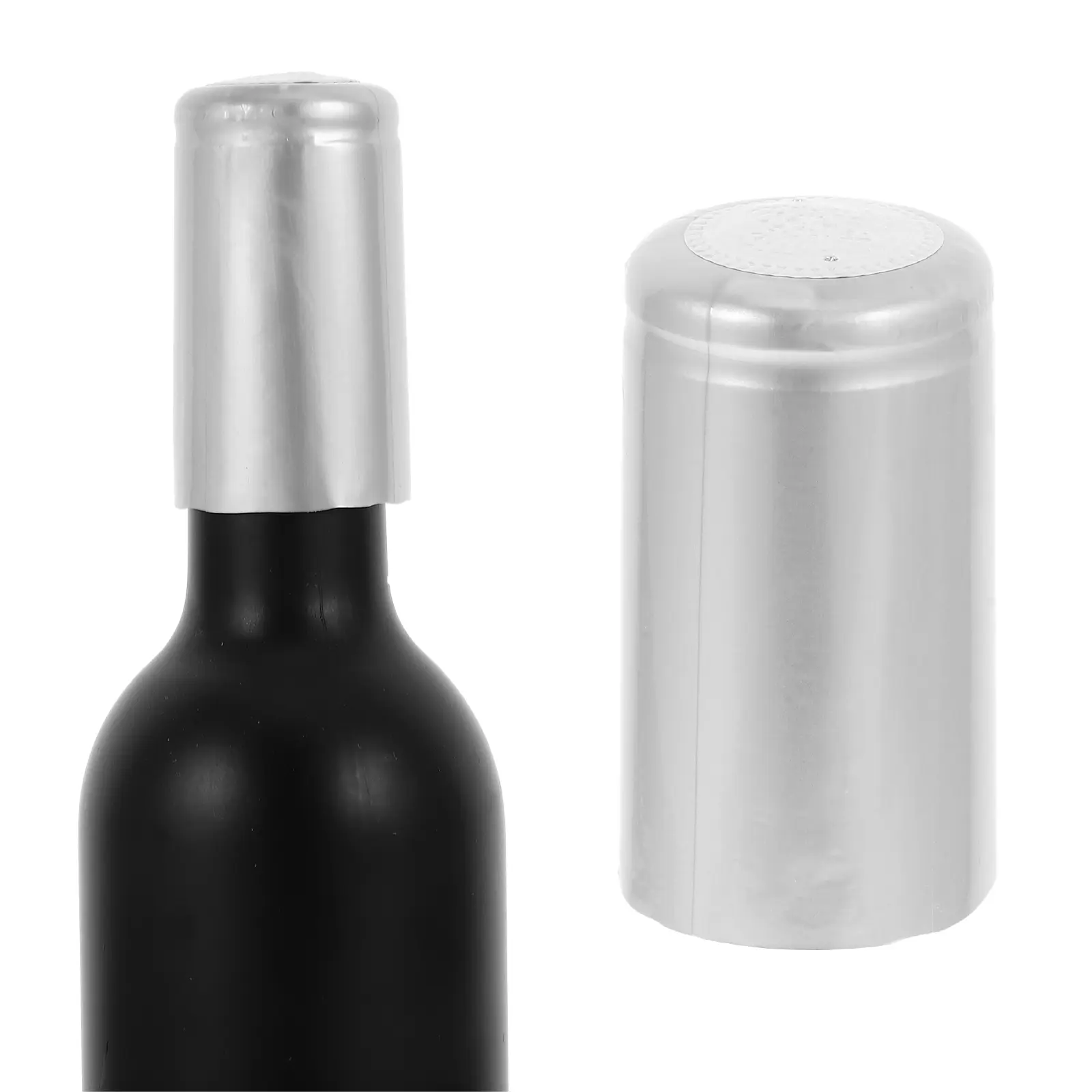 100pcs Heat Shrink Capsules Red Wine Bottle Sealing Film Practical Excellent Texture Professional Look Wine Bottles