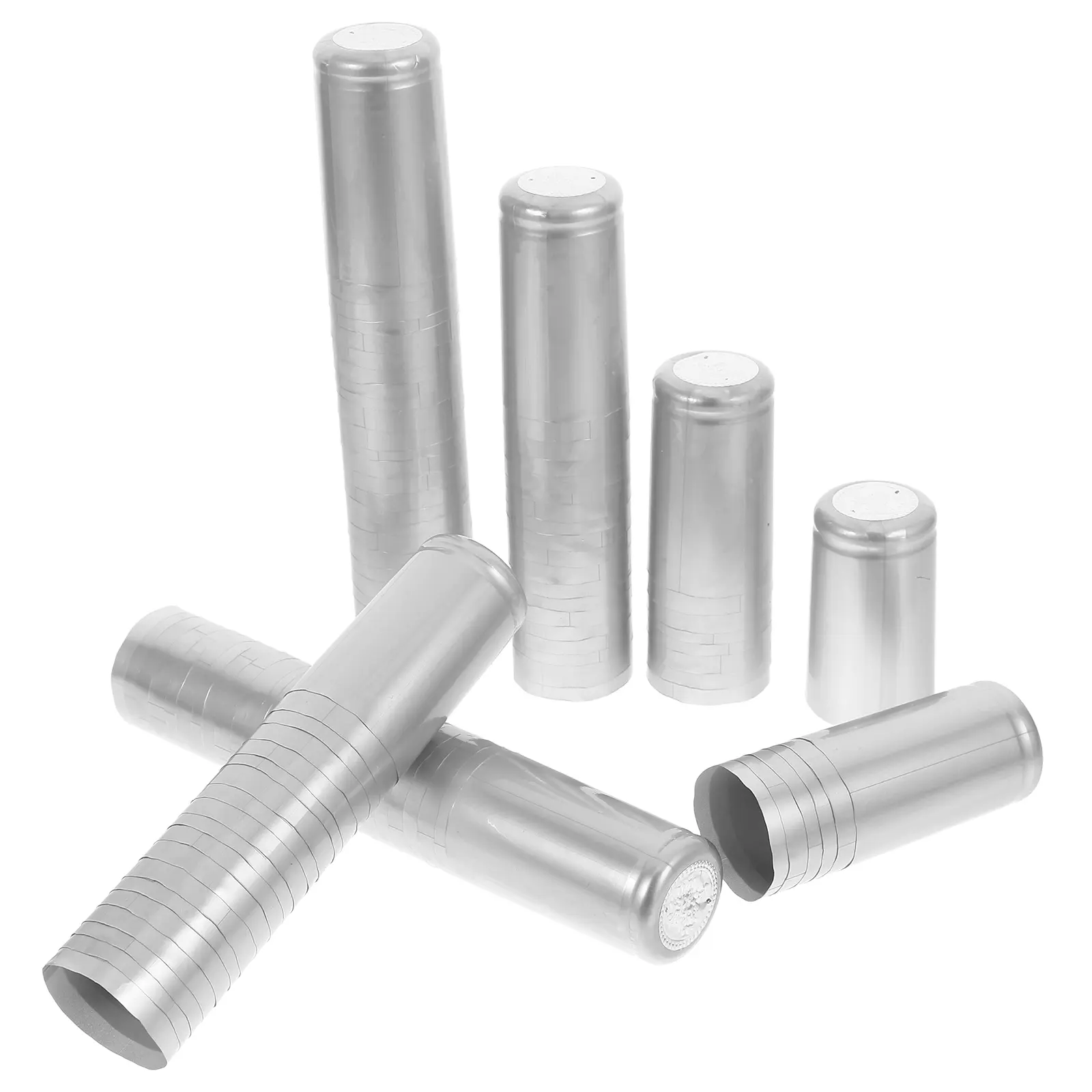 100pcs Heat Shrink Capsules Red Wine Bottle Sealing Film Practical Excellent Texture Professional Look Wine Bottles