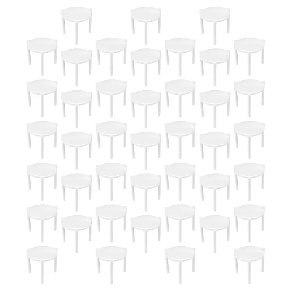 100pcs Pizza Rack Tripod Stand Anti-Stick Support Tabletop Takeaway Frame Stackable Baking Supply Restaurant Hotel Protector