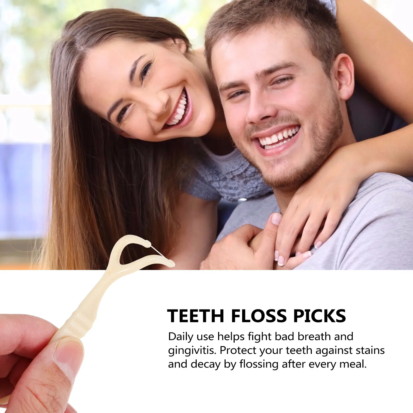 Dental Floss Picks Teeth Cleaning Tools Reusable Plastic Sticks Floss Toothpicks Prevent Bad Breath Gingivitis Healthy al Family