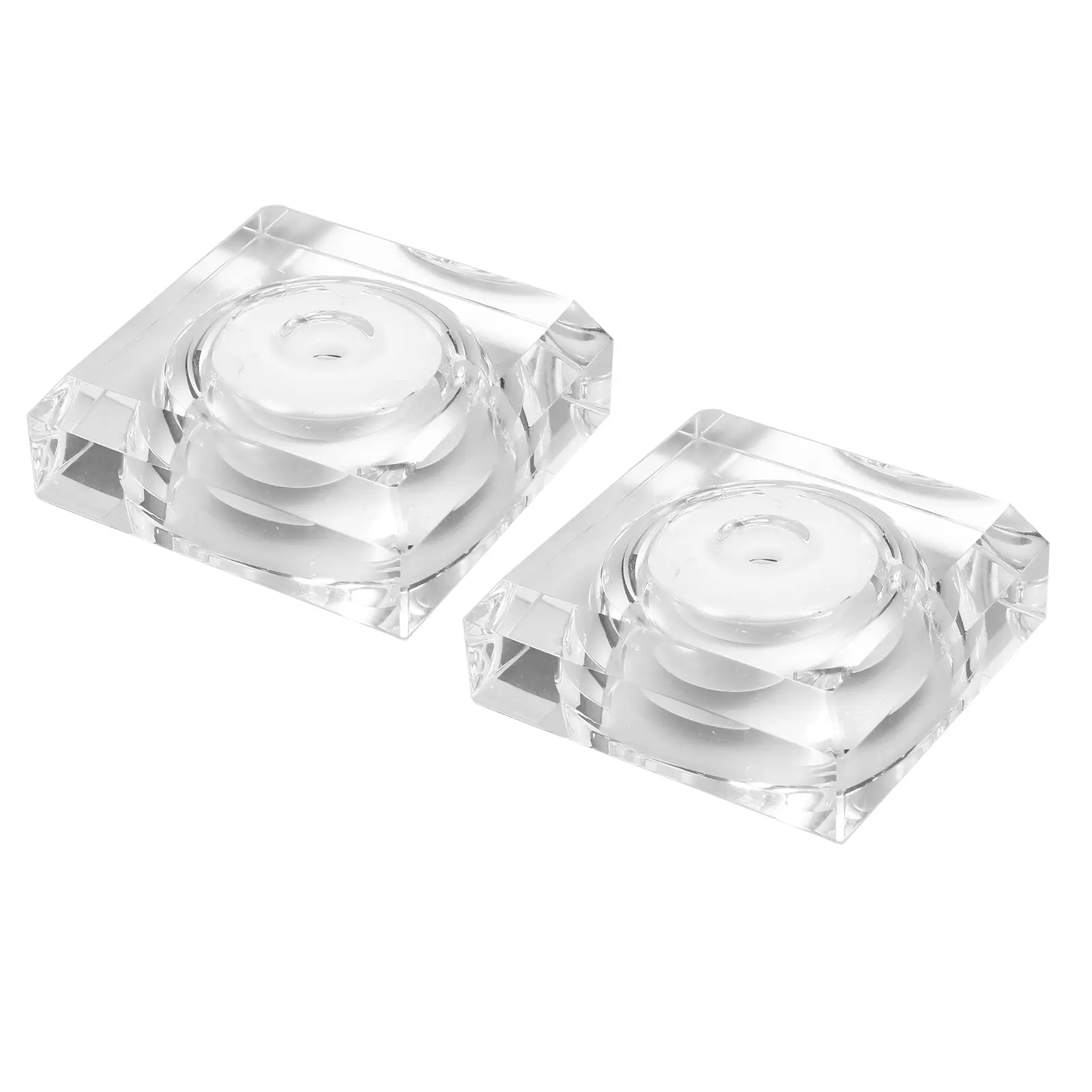 2 Pcs Lamp Aquarium Lamp White Crystal Waterproof Creative Light Decorative Night Light for Bedroom Aquarium Fish Tank