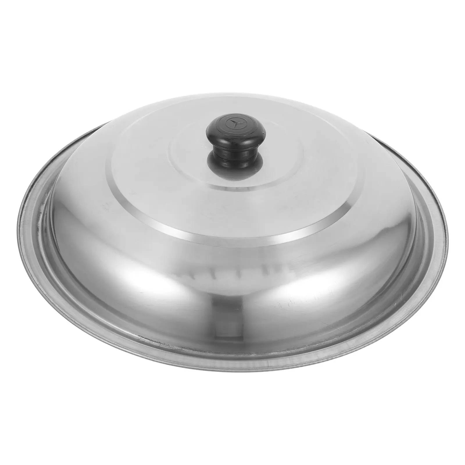 Higher Pot Lid Kitchen Pan Lids Cover Replacement Pots Round Dome Frying Stainless Steel Universal Skillet Lid Fit Securely Over