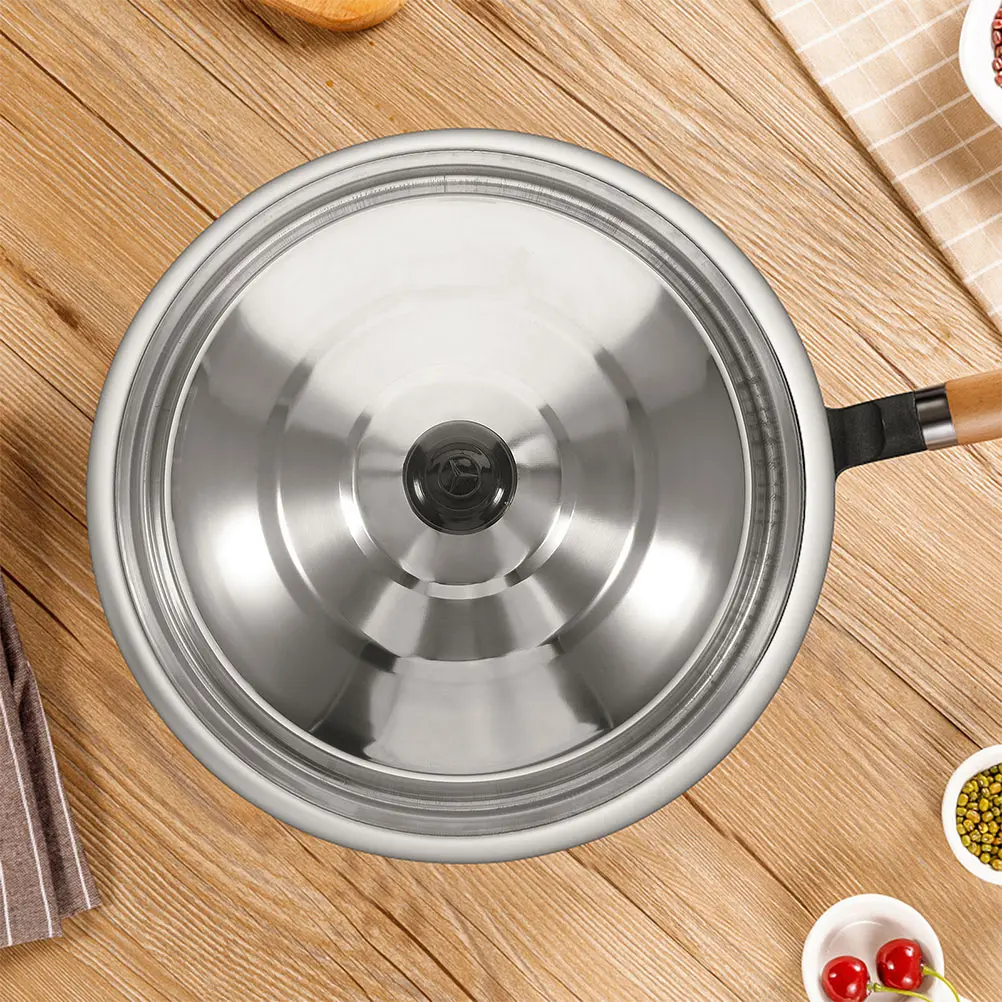 Thickened Stainless Steel Pot Lid Universal for Pans Cover Replacement Lids Pots Wok Cookware Fitting Bbq Accessories