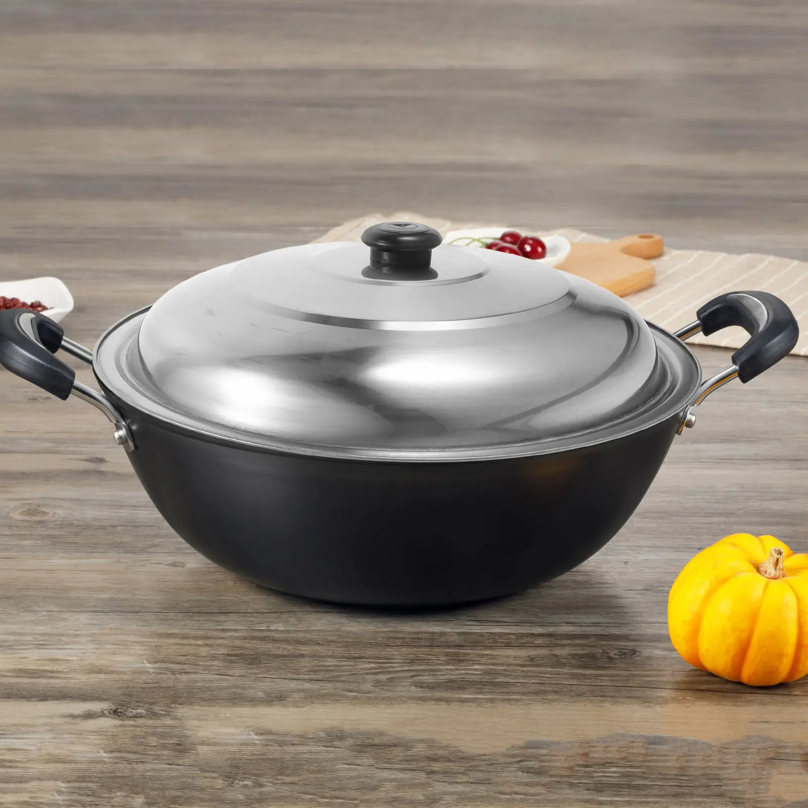 Higher Pot Lid Kitchen Pan Lids Cover Replacement Pots Round Dome Frying Stainless Steel Universal Skillet Lid Fit Securely Over