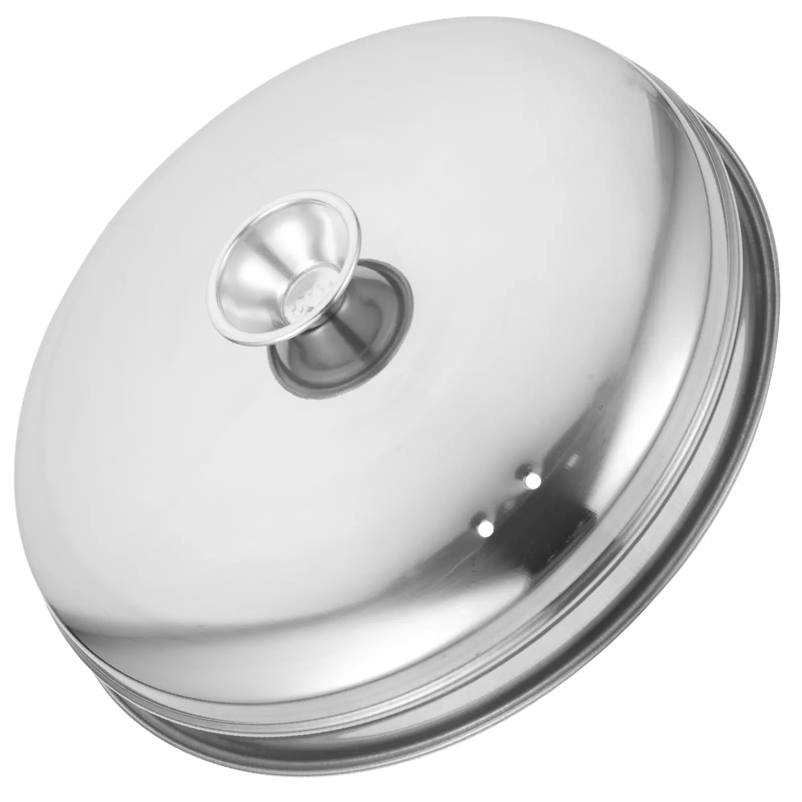 Stainless Steel Steak Food Lid Steamer Cover Anti Splashing Kitchen Tool Pancake Griddle Melting Dome Pan Cover