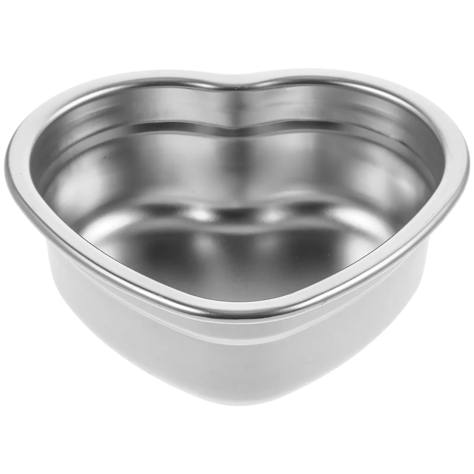 Stainless Steel Snack Dish Service Plate Dishes Dessert Heart Platters Tray Platter Shaped Household Barbecue Tool