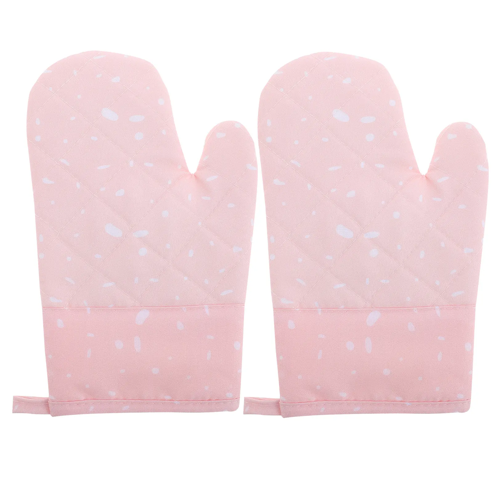 2 Pcs Microwave Gloves Anti-scalding Heat Resistant Oven Mitt Baking Food Bbq Kitchen for Prep Cloth Gadget Insulated Mitts