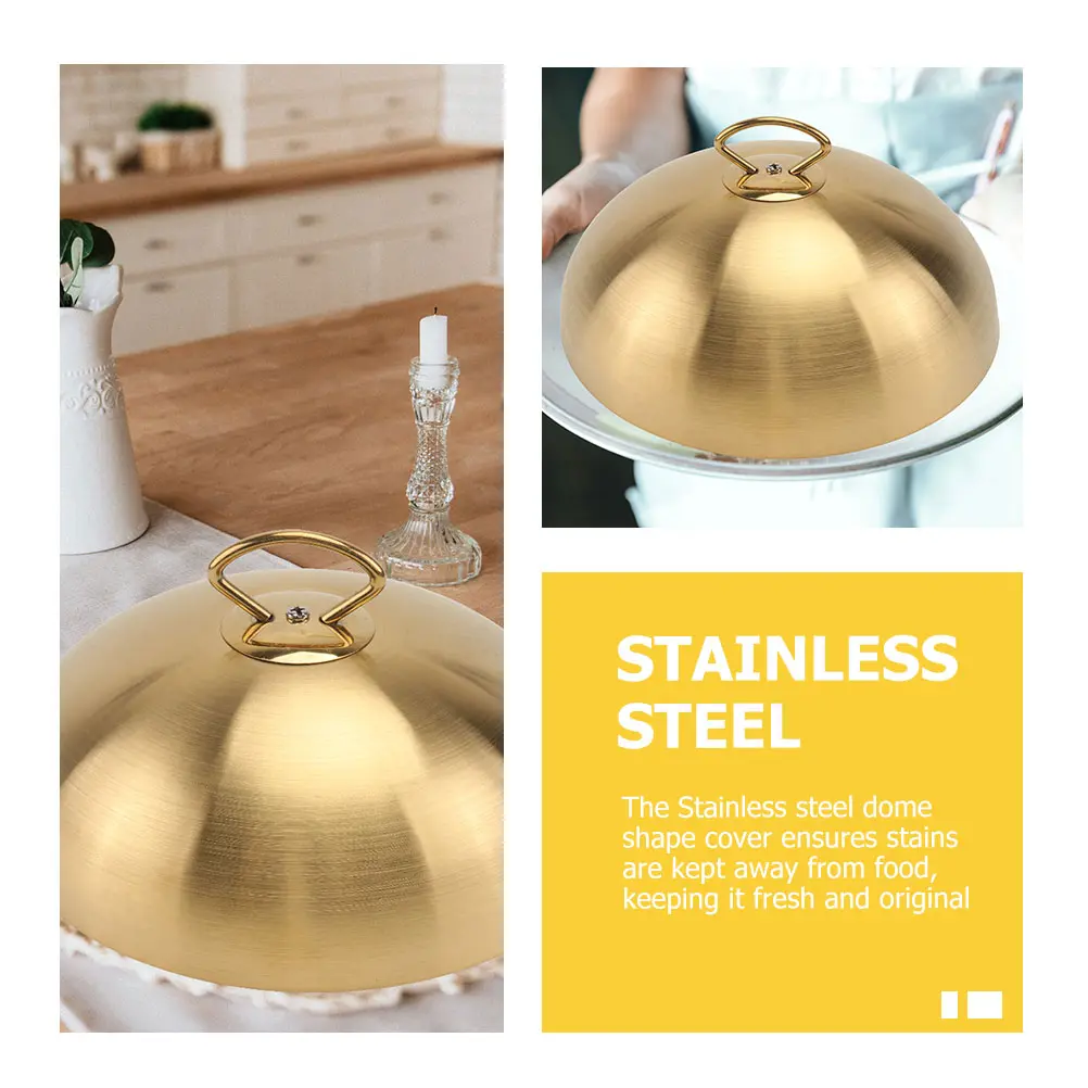 Safety Mask Steak Cover Practical Food Dome Stainless Steel Anti Splatter