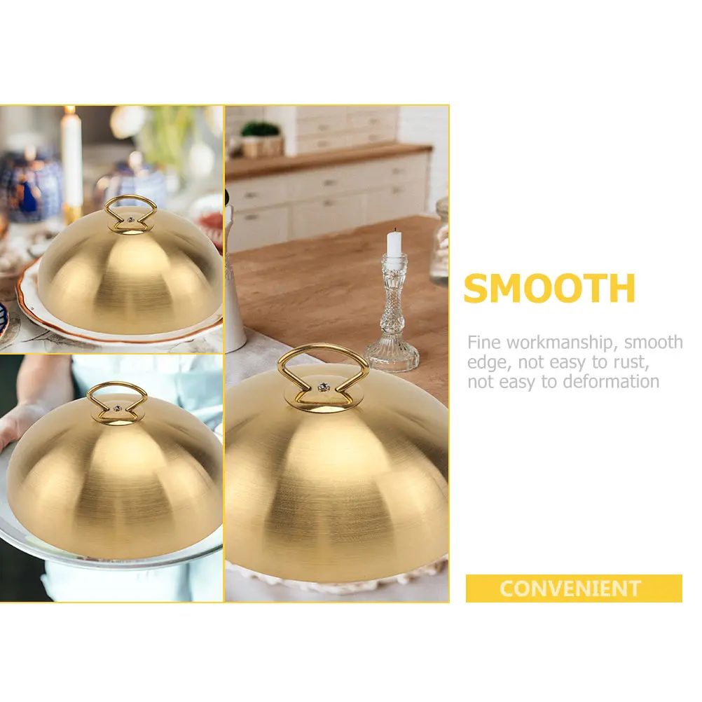 Safety Mask Steak Cover Practical Food Dome Stainless Steel Anti Splatter