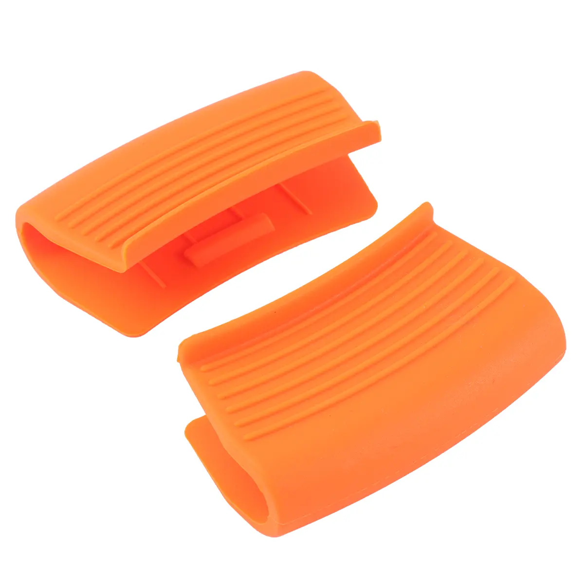 4pcs Silicone Anti-Scald Pot Holders Heat Resistant Kitchen Grippers for Pans Woks Saucepans Insulation Cooking Tools