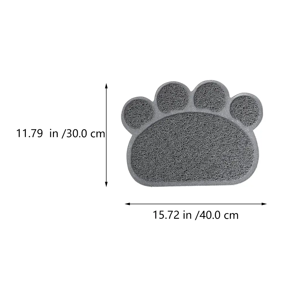2Pcs Pet Feeding Mat Dog Cat Food Bowl Pad Non skid Waterproof Durable PVC Kitchen Use Heat Insulation Anti scalding Pet