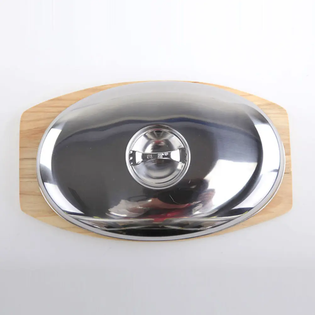 2 Pcs Stainless Steel Food Cover Heat Preservation Insect proof Kitchen Supplies Dish Lid Protective Cap