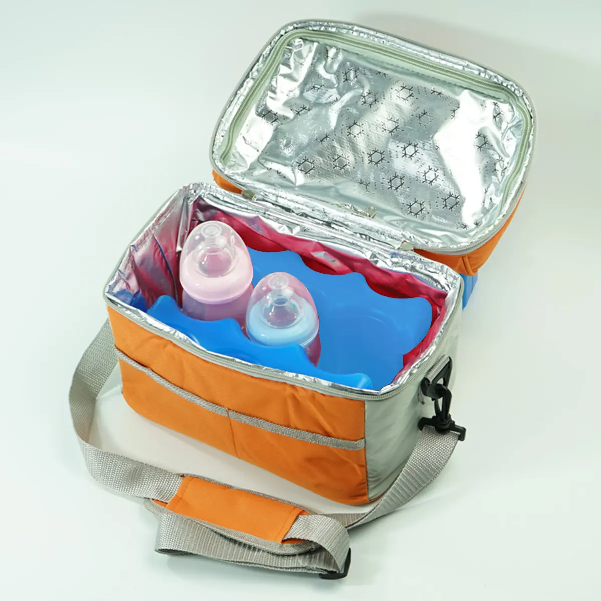 2pcs Food Grade Reusable Pack Freezer Storage Container Kitchen Preservation Tools Ice Container Meal Prep