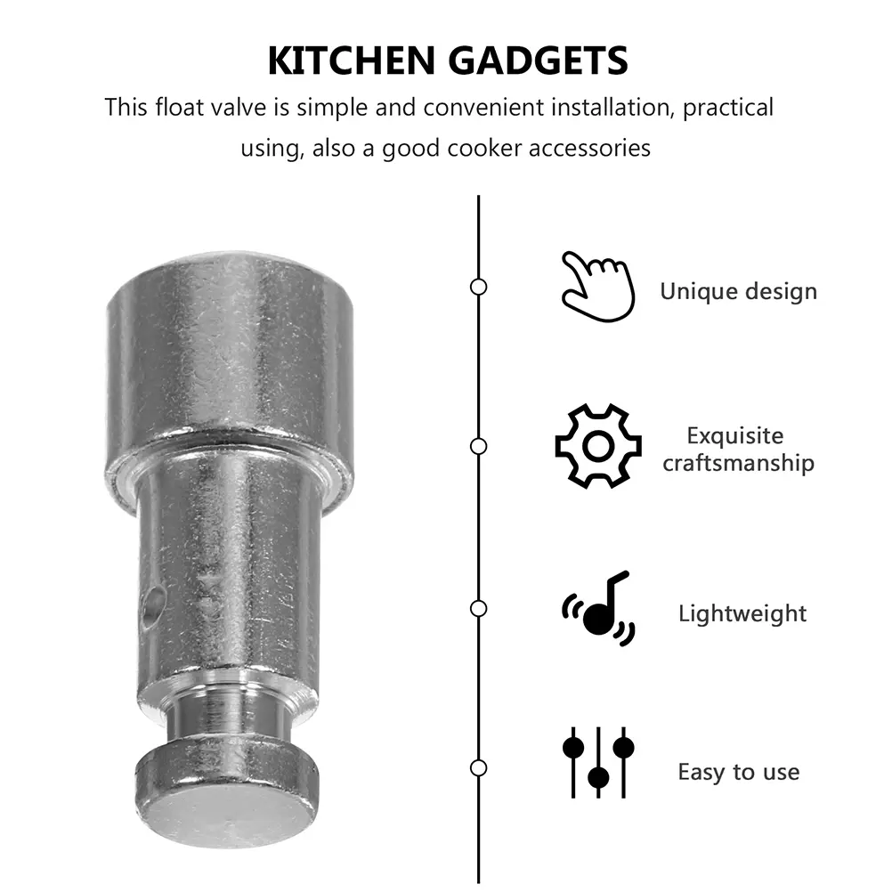 6 set Electric Pressure Cooker Accessories 6 Float Valve Rods 6 Rubber Gaskets Universal Parts Replacement Floater Kitchen