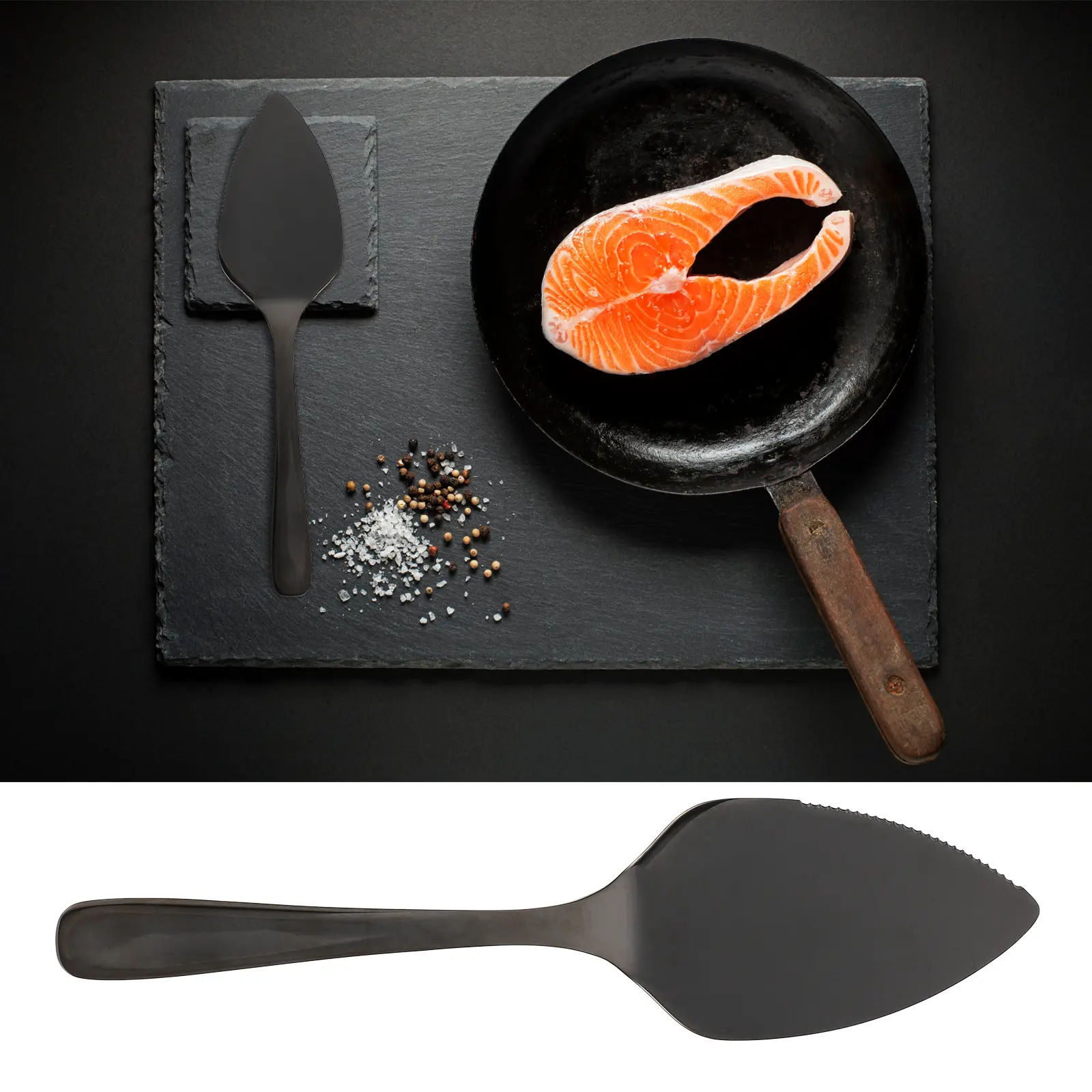 Stainless Steel Cooking Spatula RustProof Kitchen Tools Grill Eel Steak Utensils Practical Versatile Multifunctional