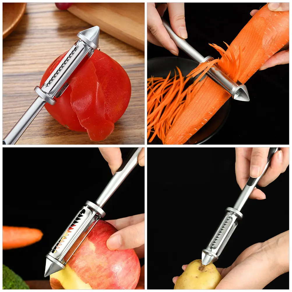Zinc Alloy Vegetable Peelers Kitchen Bottle Opener Potato Home Mango Grater Tool Fruit Vegetables Carrots Cucumbers Practical