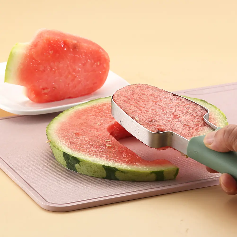 Watermelon Cutting Artifact Fruits Slicing Tool Chopper Multi Functional Fork Splitter Folding
