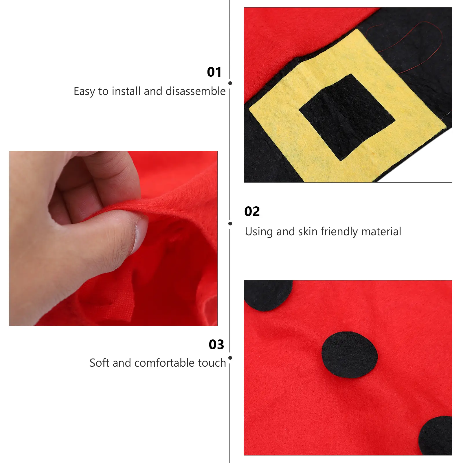 Carpet Toilet Cover Floor Mat Elder Christmas Decor Party Pulled Cloth Accessories