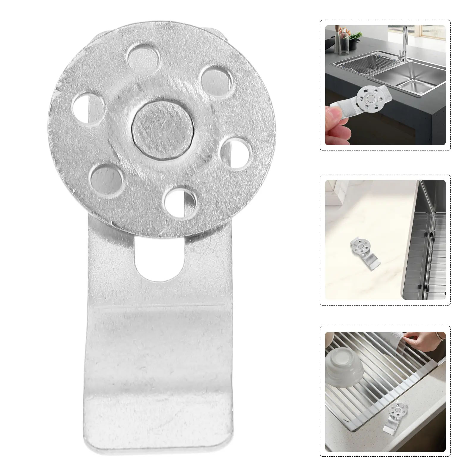 12 Sets Sink Clips Metal Mounting Kit for Undermount Hardware Accessories Replacement Parts Kitchen Sink Fasteners