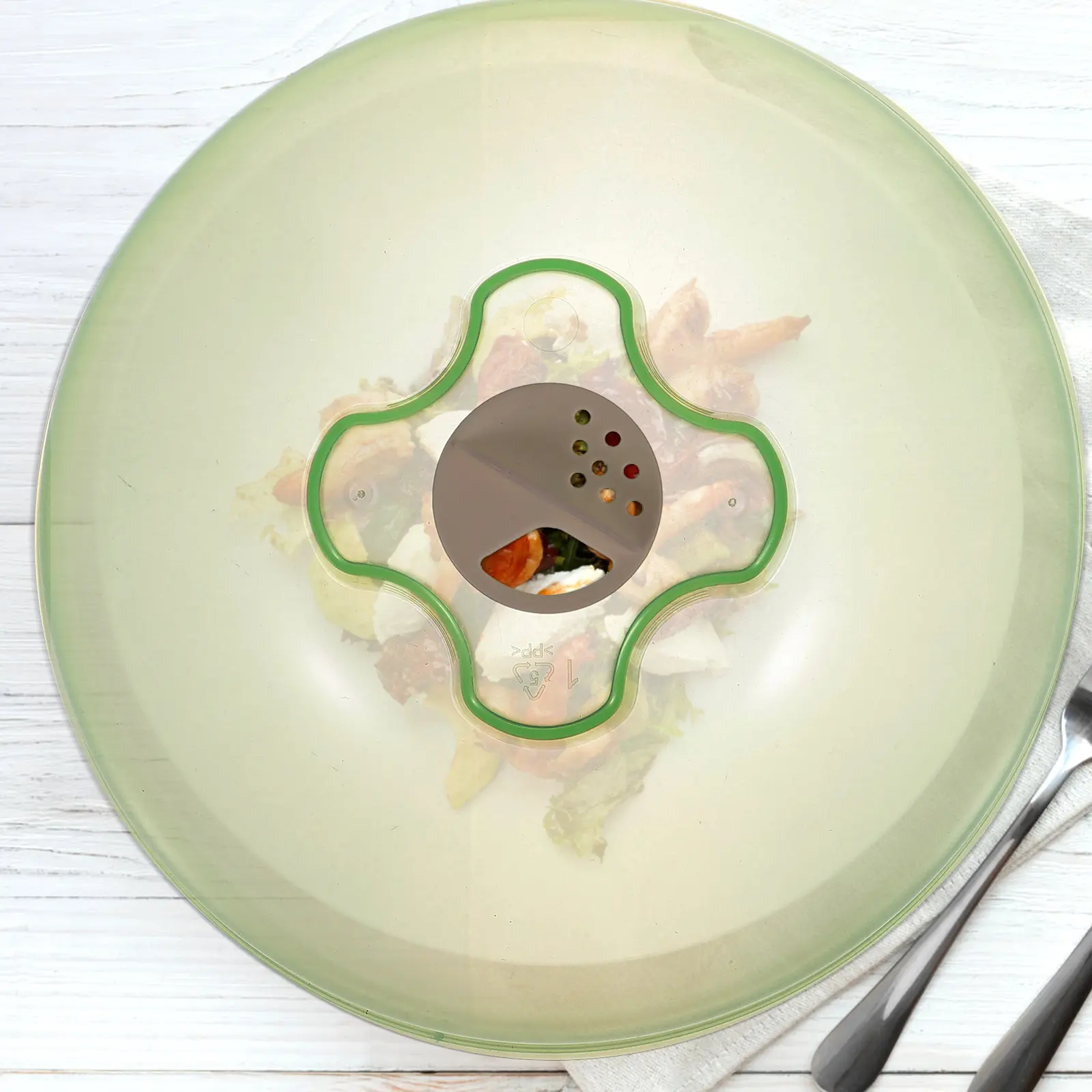 Microwave Food Cover Transparent PP Bugs Flies Proof Easy Plates Bowls Platters Steam Cooking Tent Kitchen Bar