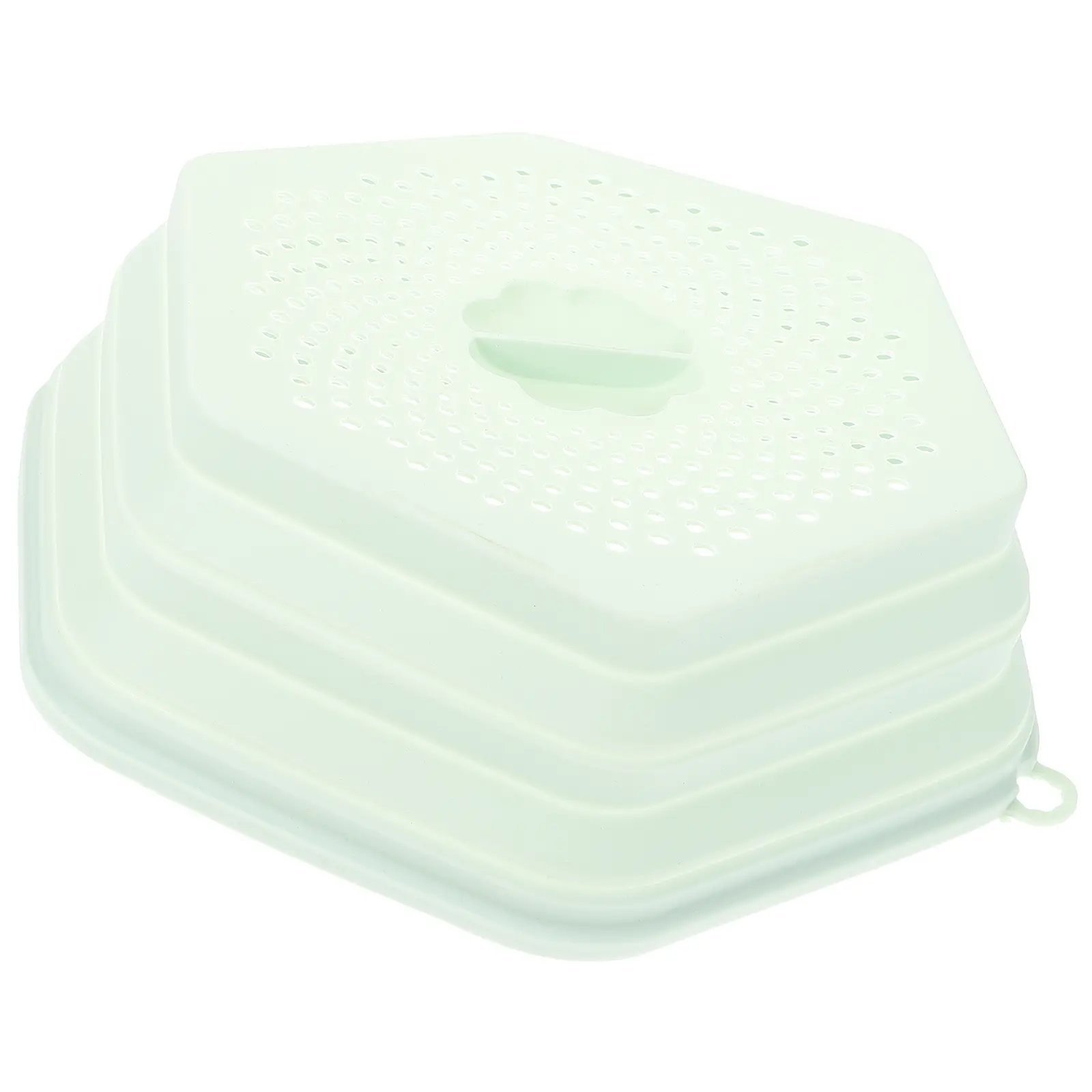Microwave Splatter Cover Food Cover for Oven Silicone Bowl Reusable Green Microwave Plate Covers Heating Food Kitchen Bar