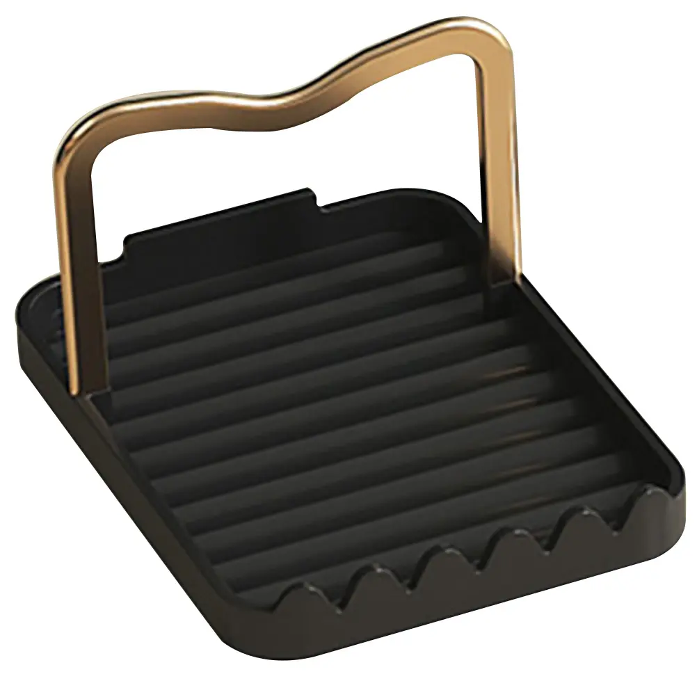 Lid Spoon Pot Holder Stove St Kitchen Counter Gadgets Cover Modern Aluminum Storage Rack Pan Cover Rest for Kitchen