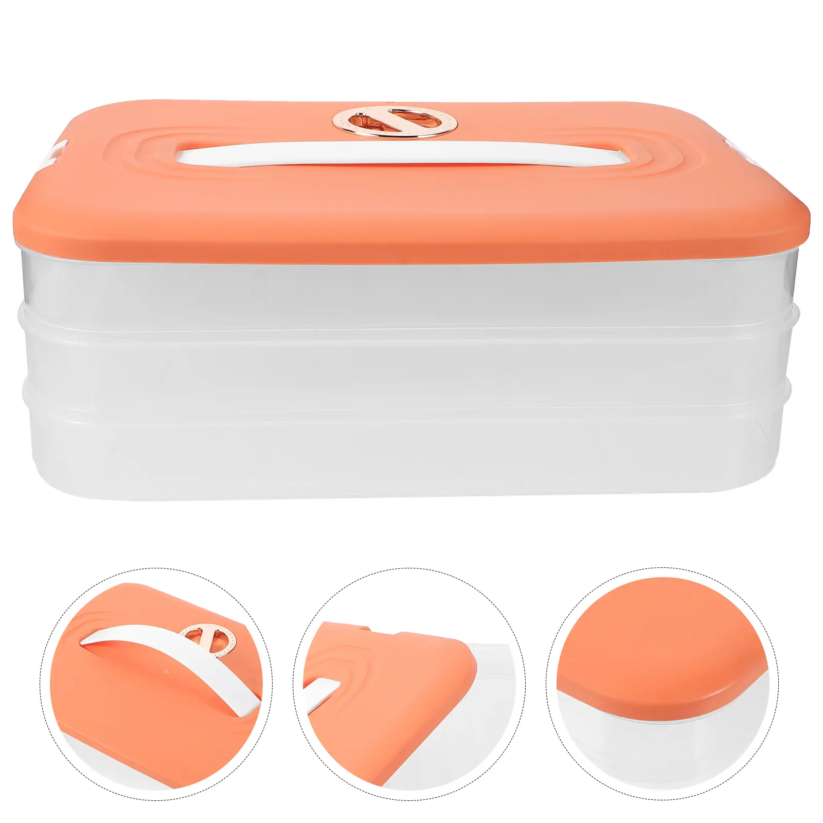 Dumpling Wonton Freezer Box Fridge Organizer Storage Containers Kitchen Refrigerator Food Preservation Plastic Container