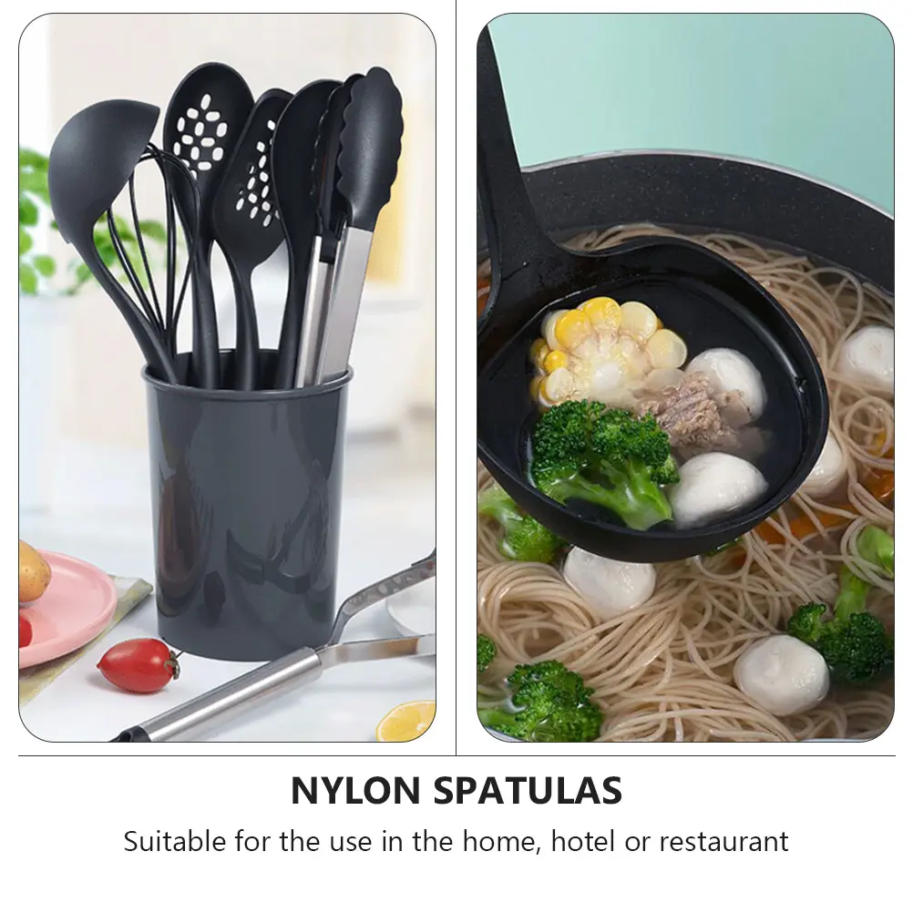 Nylon Spatulas Nylon Spatulas Extra Cooking Turner Large Serving Heat Spoon Set Resistant Cooking Tool Kitchen Tool