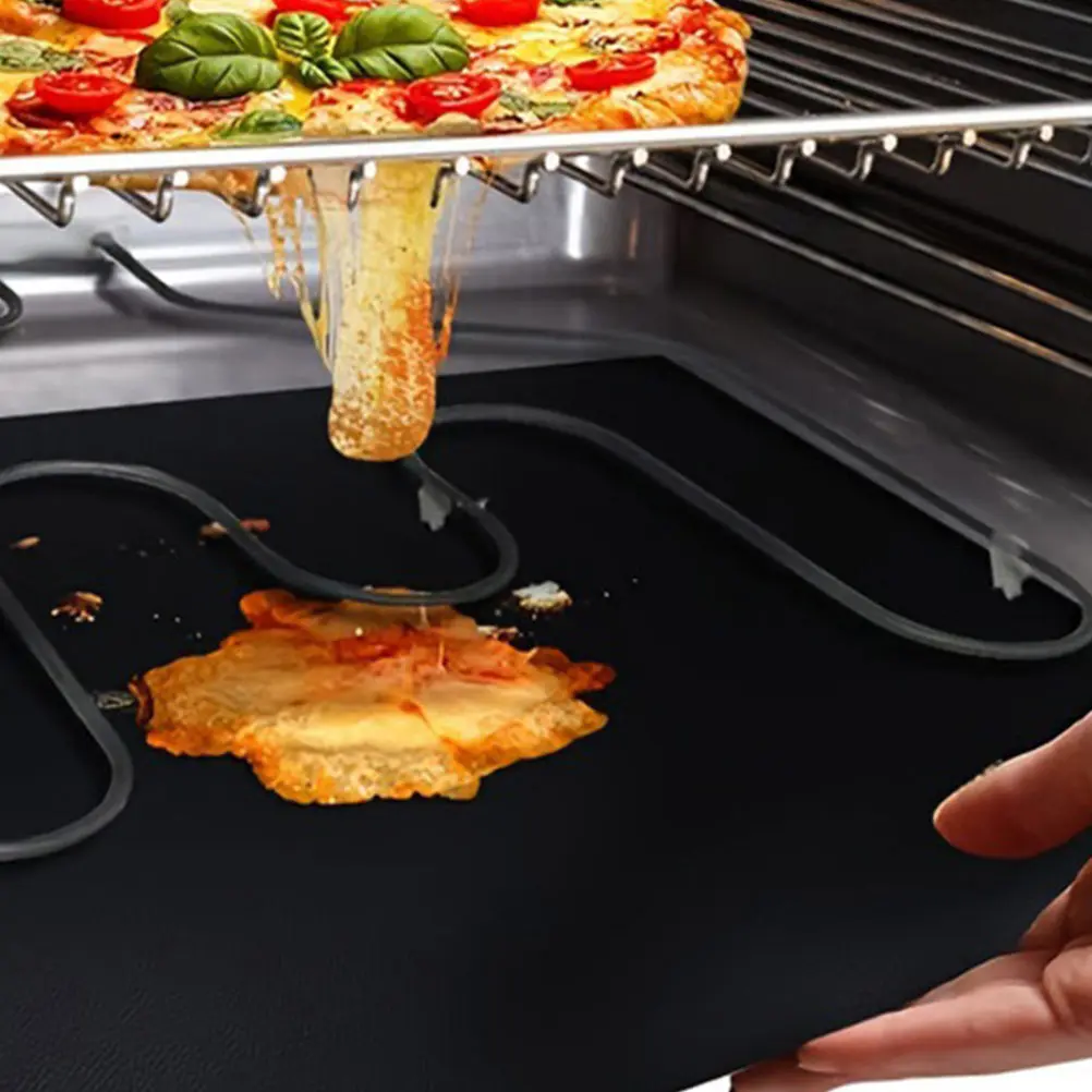 3 Pcs Nonstick Baking Tray Insulation Oven Liners For Bottom Pad Grill Heat Shield Grill Mats For Grilling Fireproof Reusable