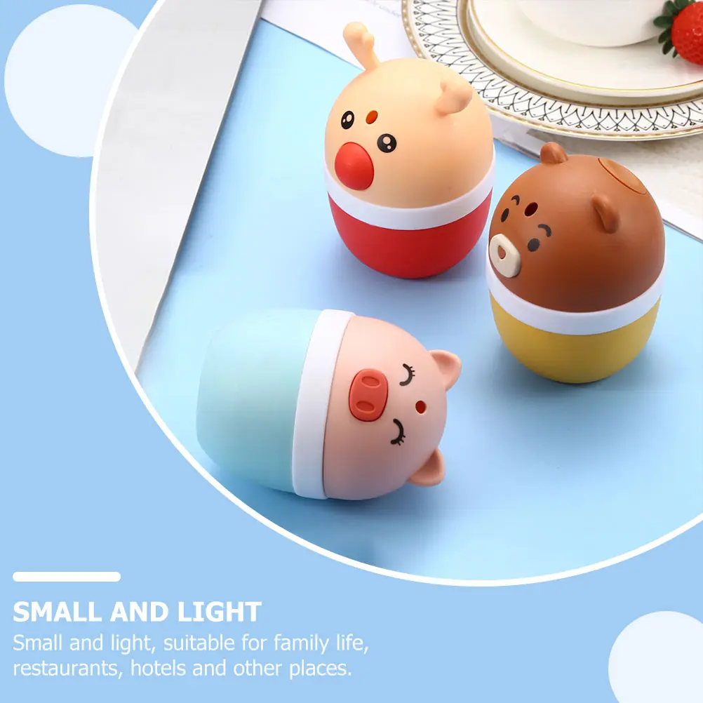 3pcs Automatic Toothpick Dispenser Strong Sturdy Premium Material Easy Press Pop-out Design for Home Restaurant Hotel