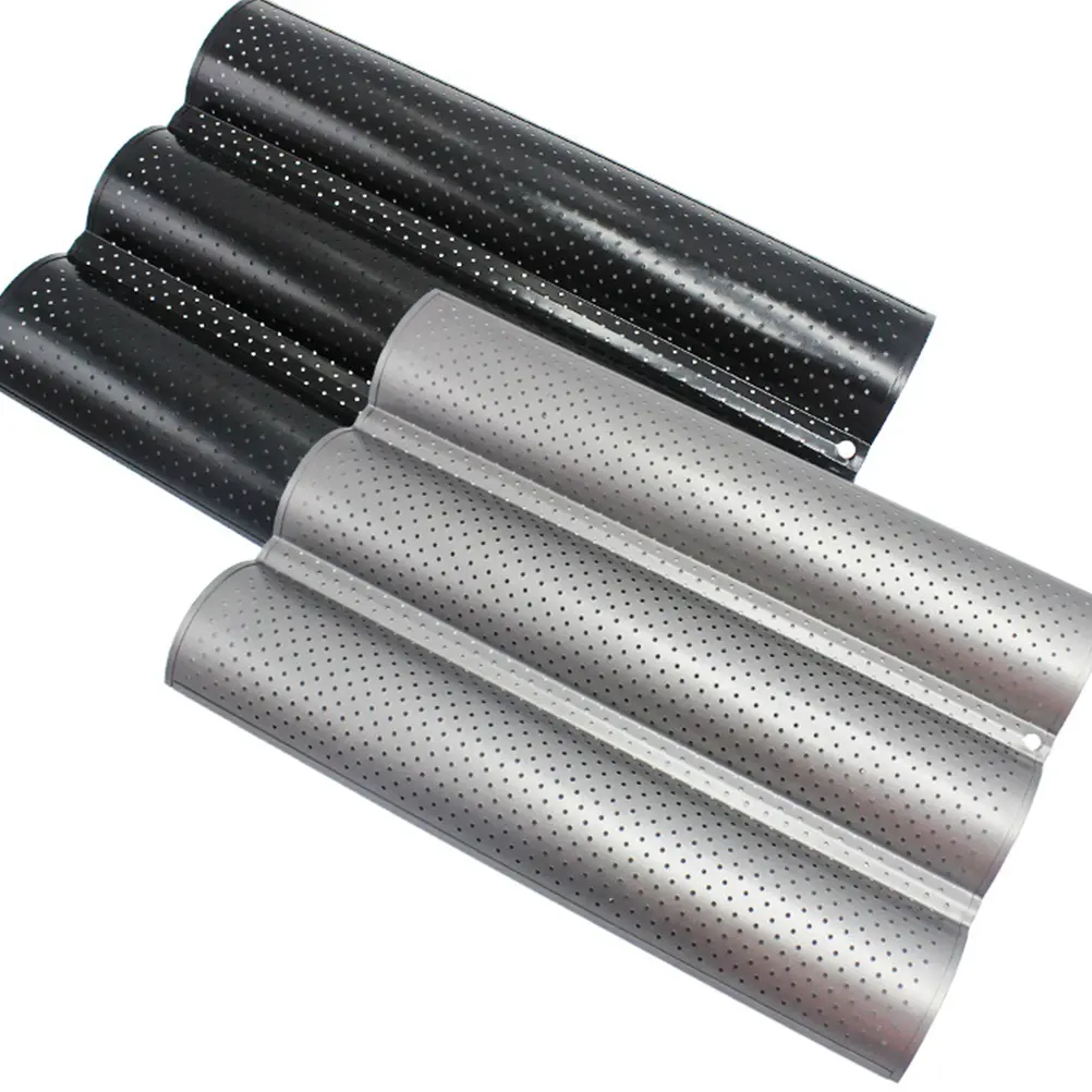 Cake Mold Baguette Baking Tray Roaster Pan French Bread Trays for Oven Kitchen Tool