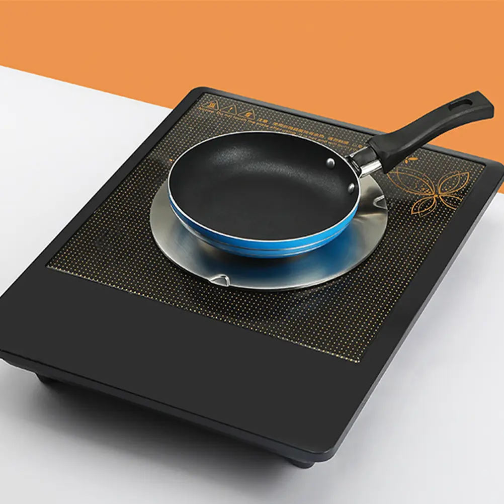 Induction Plate Heat Diffuser Gas Stove Cookware Adapter Silver Thermal Guide Disk Kitchen Must Haves Cooker Transfer Pans