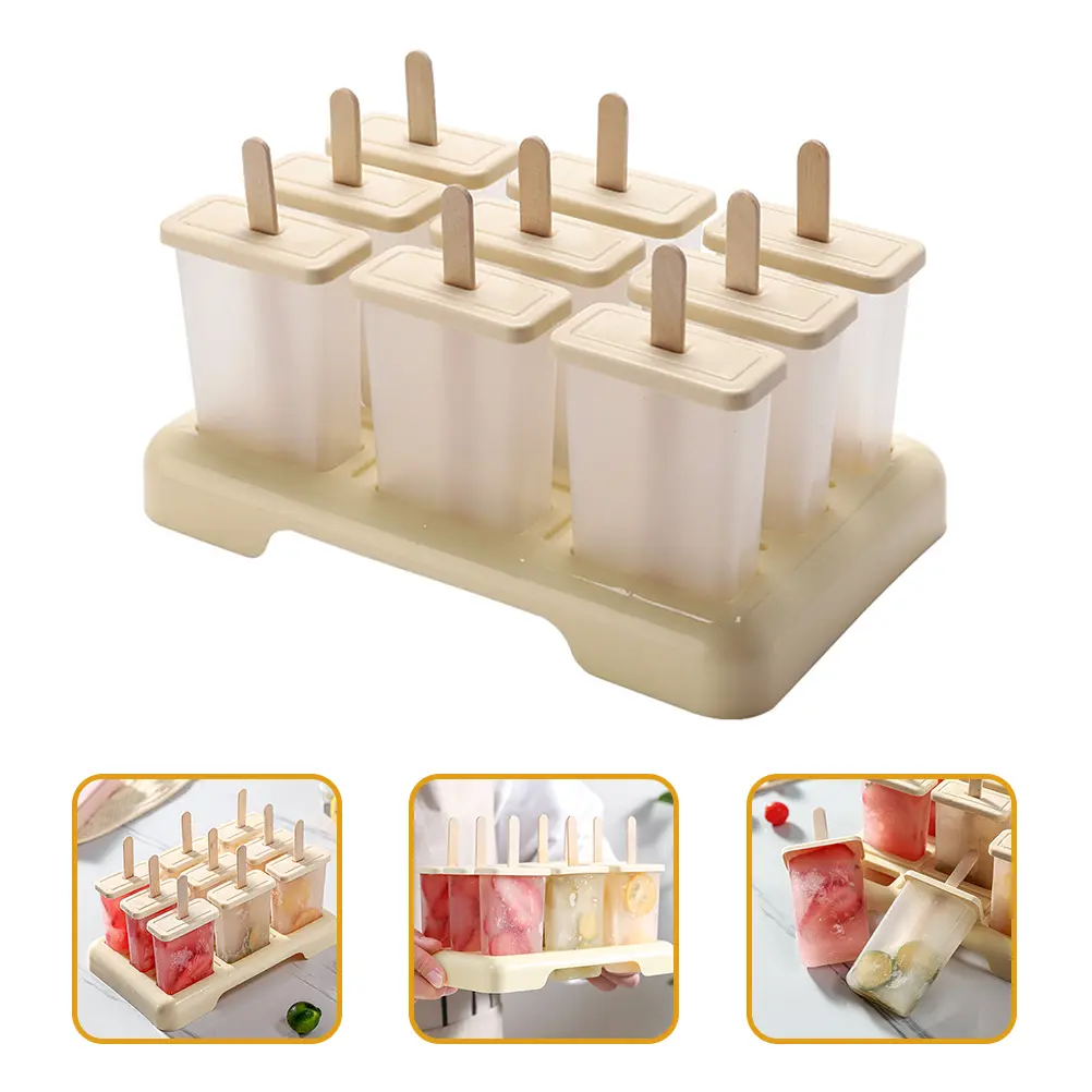 Ice Cream Mold Ice-cream Moulds Children's Reusable Girl Cute Making Forms Pp Molds
