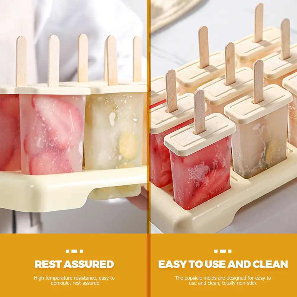 Ice Cream Mold Ice-cream Moulds Children's Reusable Girl Cute Making Forms Pp Molds