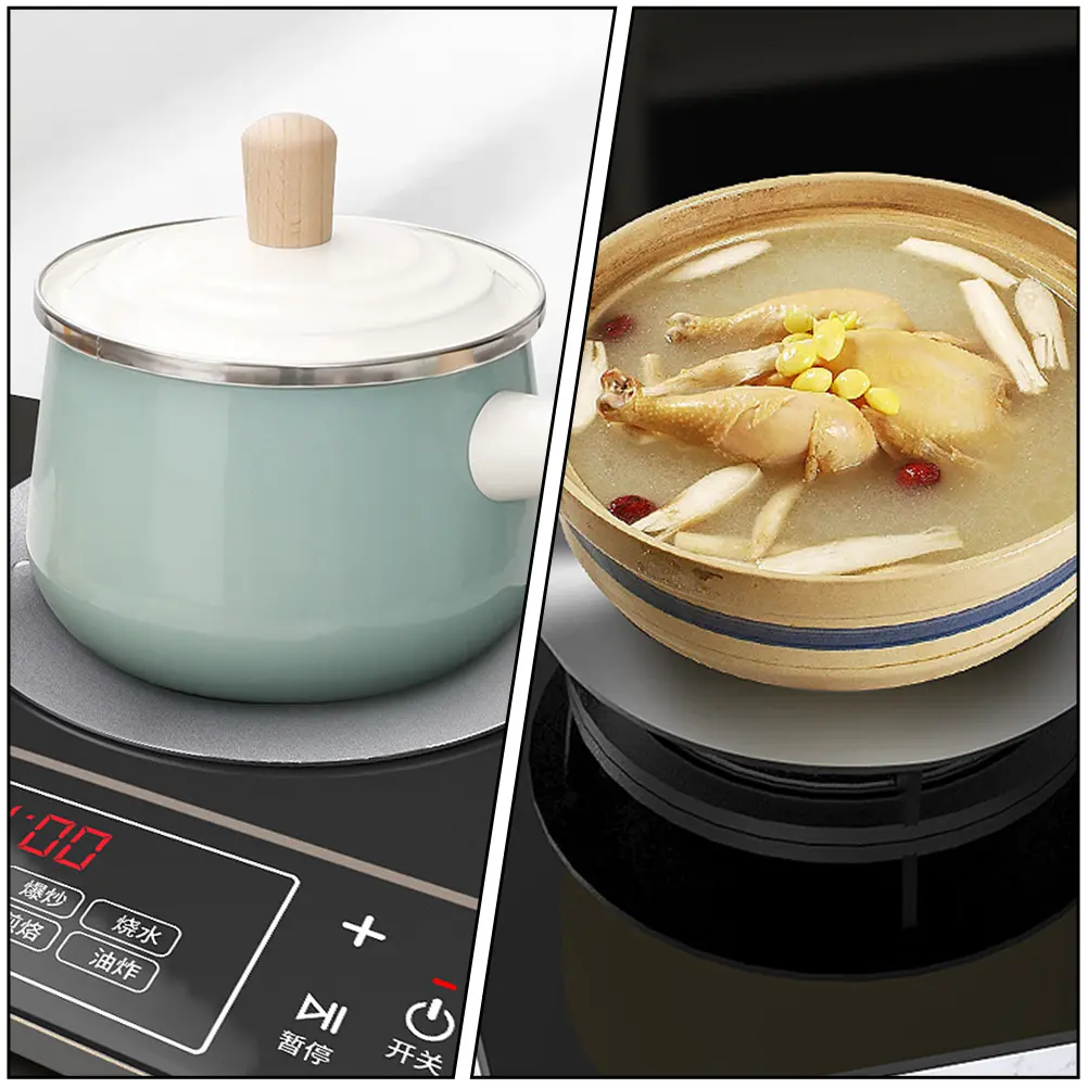 Stainless Steel Heat Converter Disk for Induction Cooker Stove Thermal Guide Plate Non Induction Boiler Gas Electric Furnace