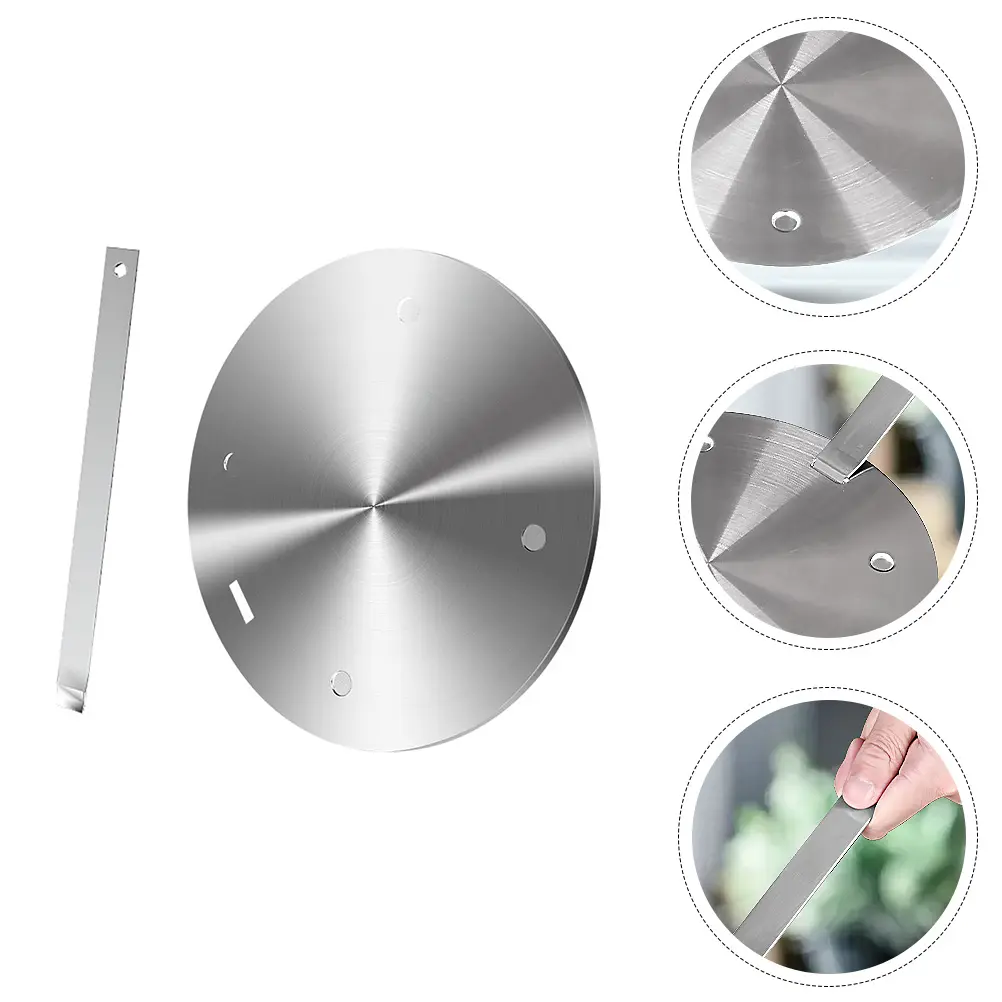 Stainless Steel Heat Converter Disk for Induction Cooker Stove Thermal Guide Plate Non Induction Boiler Gas Electric Furnace