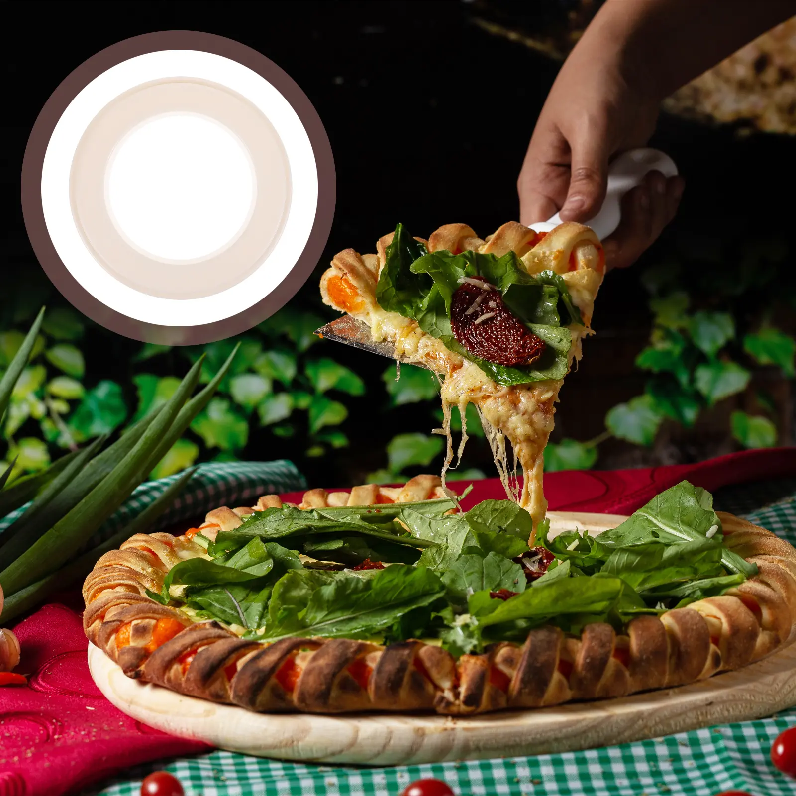 Plastic Bakeware Inch Pizza For Bakeware for DIY Making Baking Tools Kitchen Utensils Practical Gift