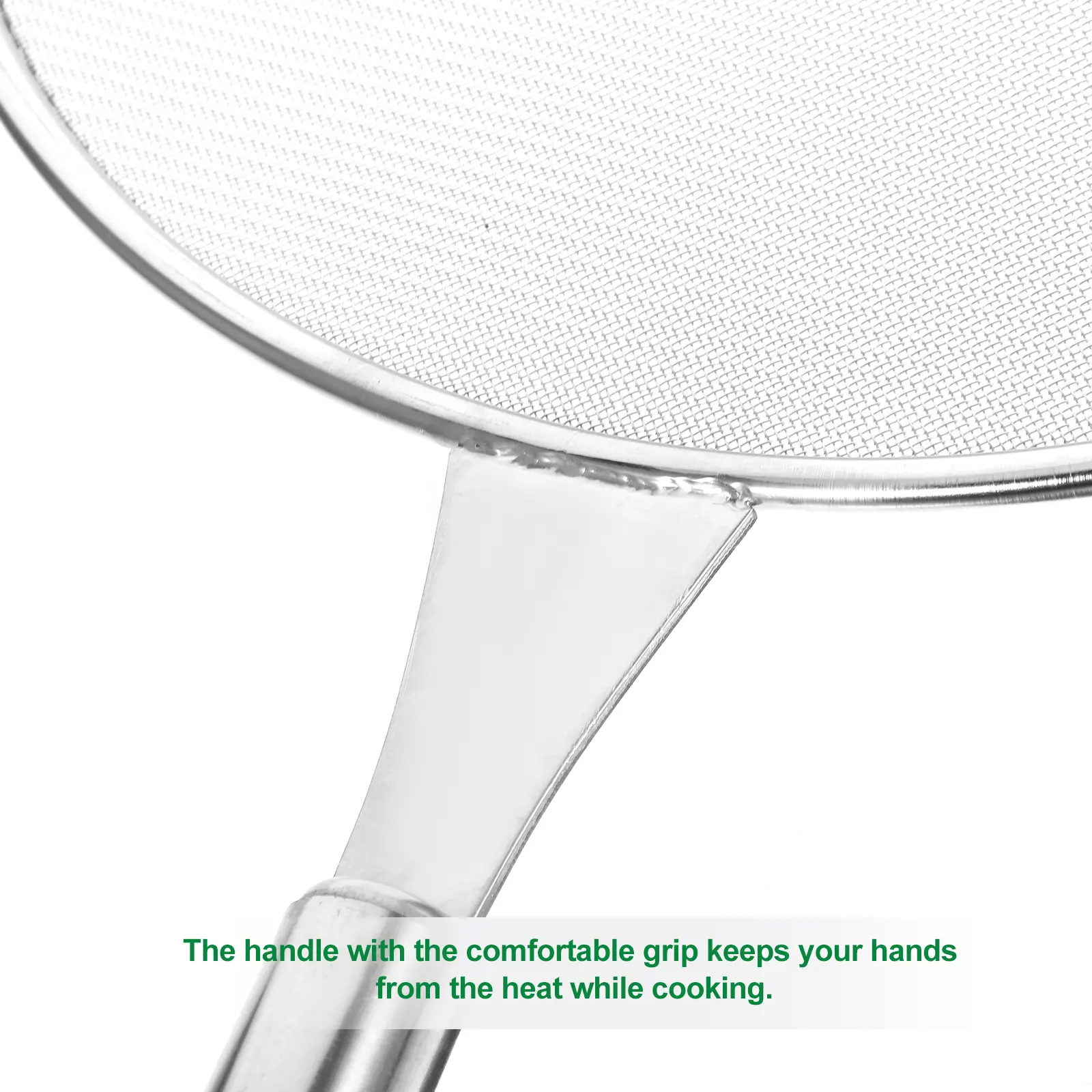 Frying Pan Cover Splatter Screen Grease Guard for Stove Top Skillet Shield Mesh Kitchen
