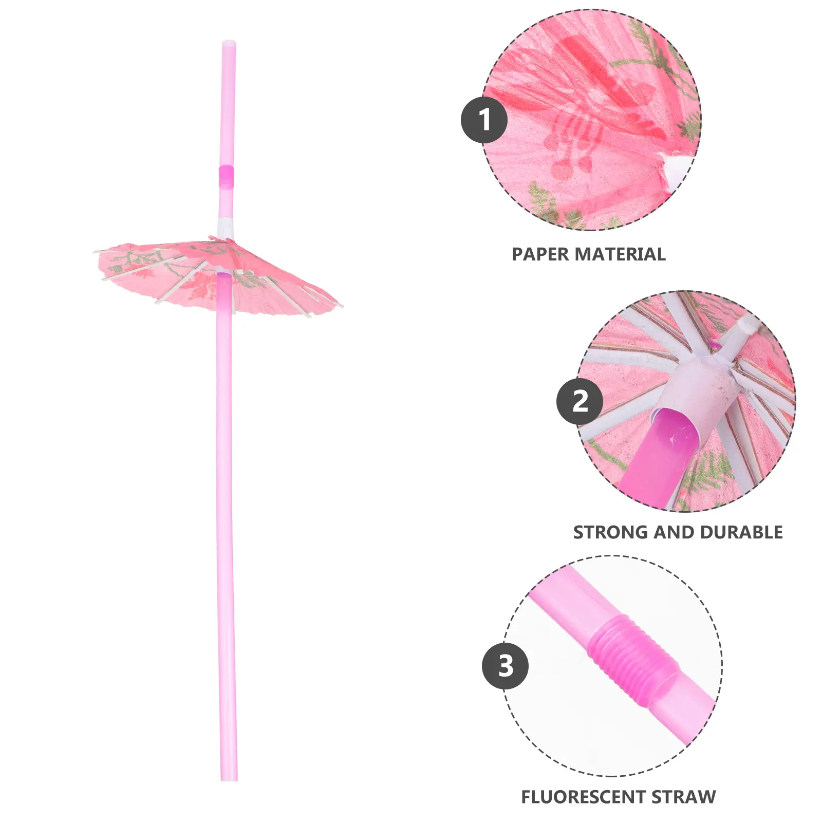50pcs Disposable Straws Paper Premium Quality Safe Practical Fun Drink Enjoyable Beautiful Gathering Favor Suitable Beverages