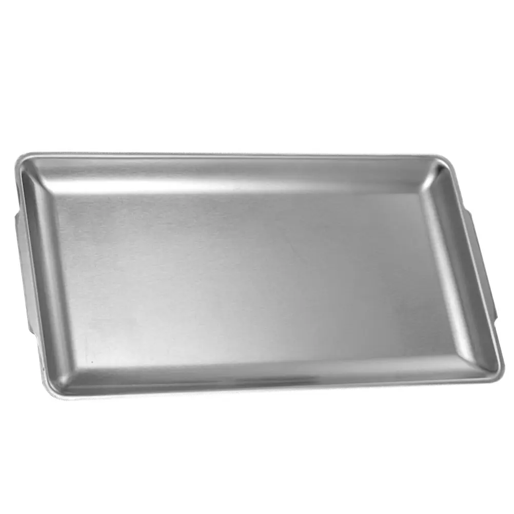 1pc Stainless Steel Pan Plate BBQ Food Container Sushi Baking Tray Stainless Steel Plate for Picnic Outdoor Kitchen Use