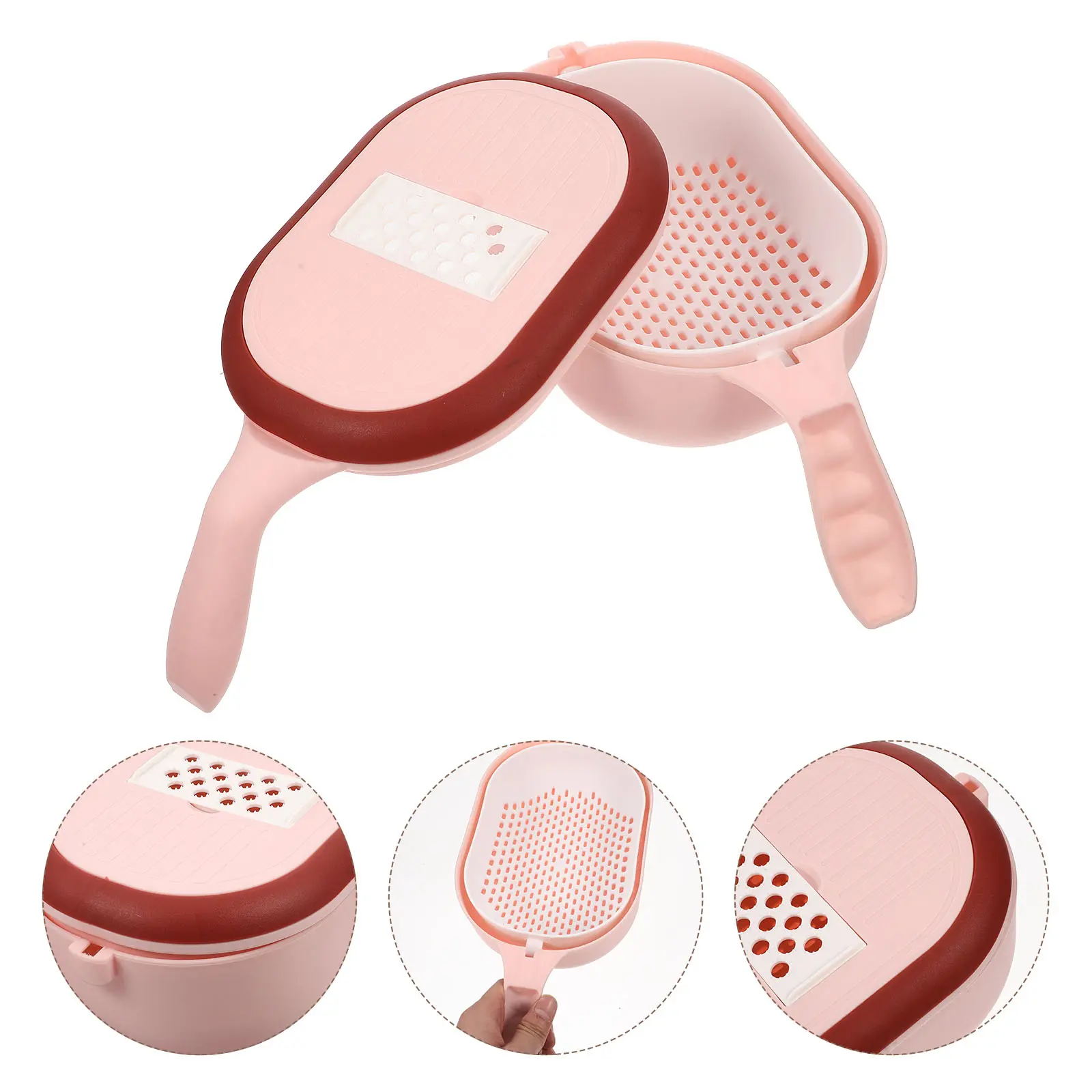 Vegetable Drainer Slicing Machine Blue Potato Crinkle Grater Multi Blade Kitchen Gadgets Chopper Easy Clean