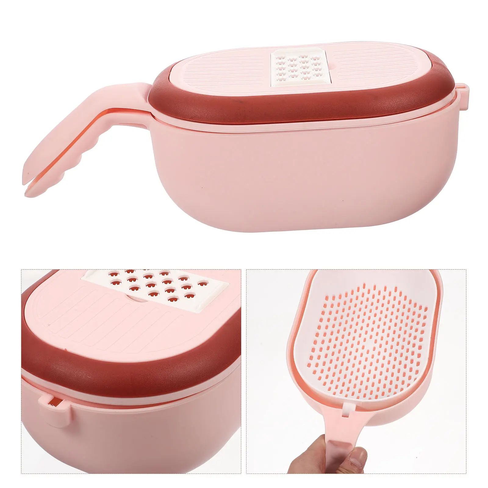 Vegetable Drainer Slicing Machine Blue Potato Crinkle Grater Multi Blade Kitchen Gadgets Chopper Easy Clean