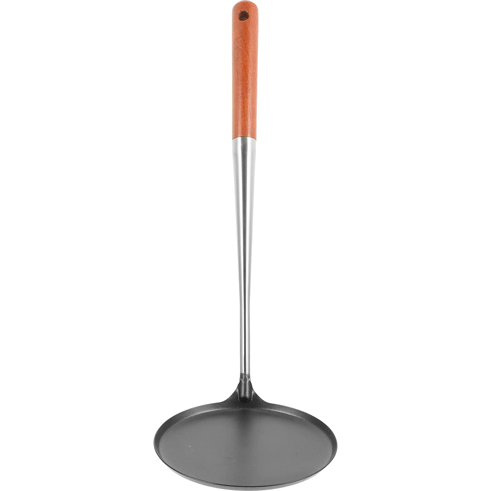 Nonstick Frying Cake Mold Stainless Steel Oil Pancake Spoon Heat Resistant Wooden Handle Kitchen Cooking Tool Utensil