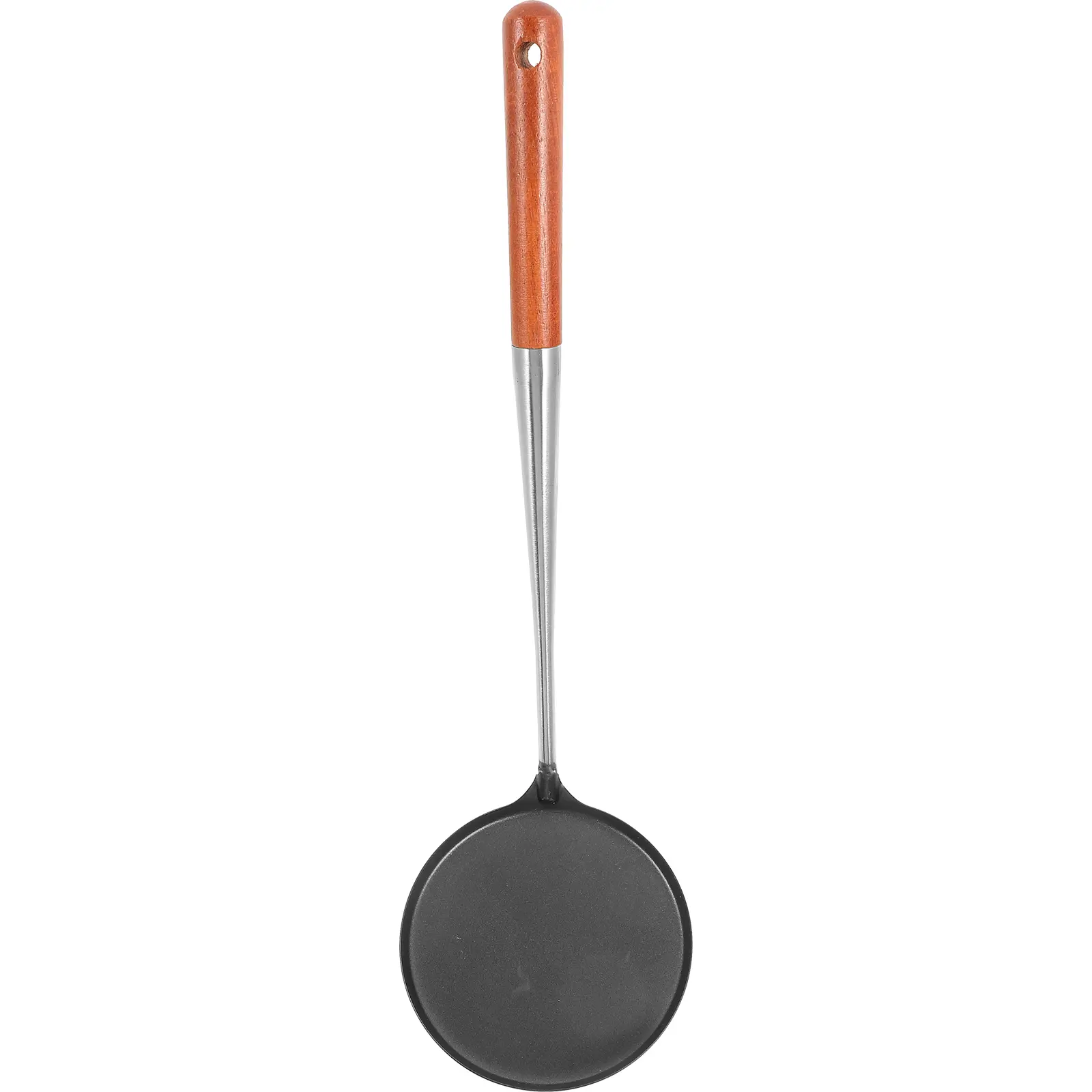 Nonstick Frying Cake Mold Stainless Steel Oil Pancake Spoon Heat Resistant Wooden Handle Kitchen Cooking Tool Utensil