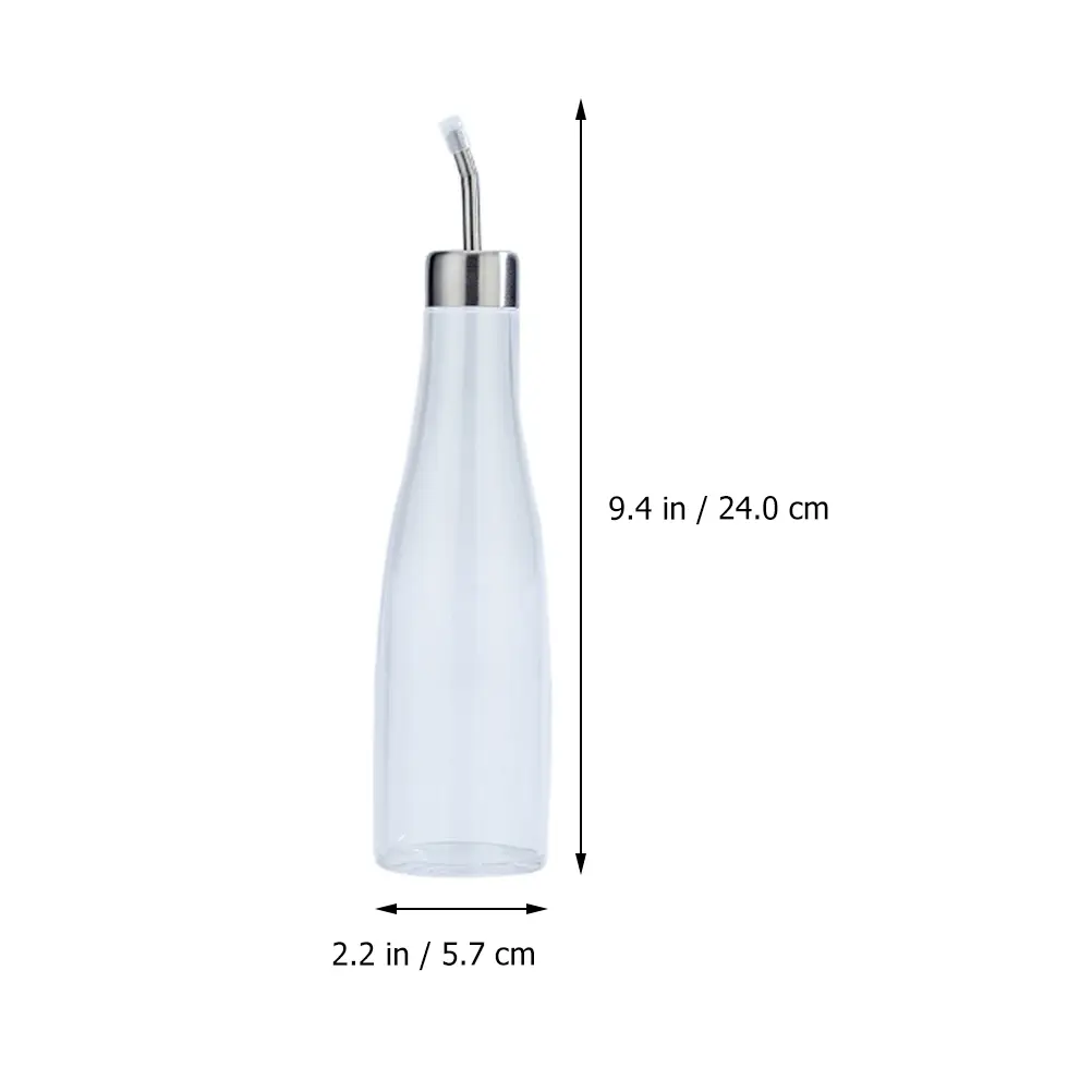 1pc Oil Vinegar Soy Sauce Seasoning Bottle Transparent Reusable Acrylic Oil Container Kitchen Supplies Cooking Bottle For Home