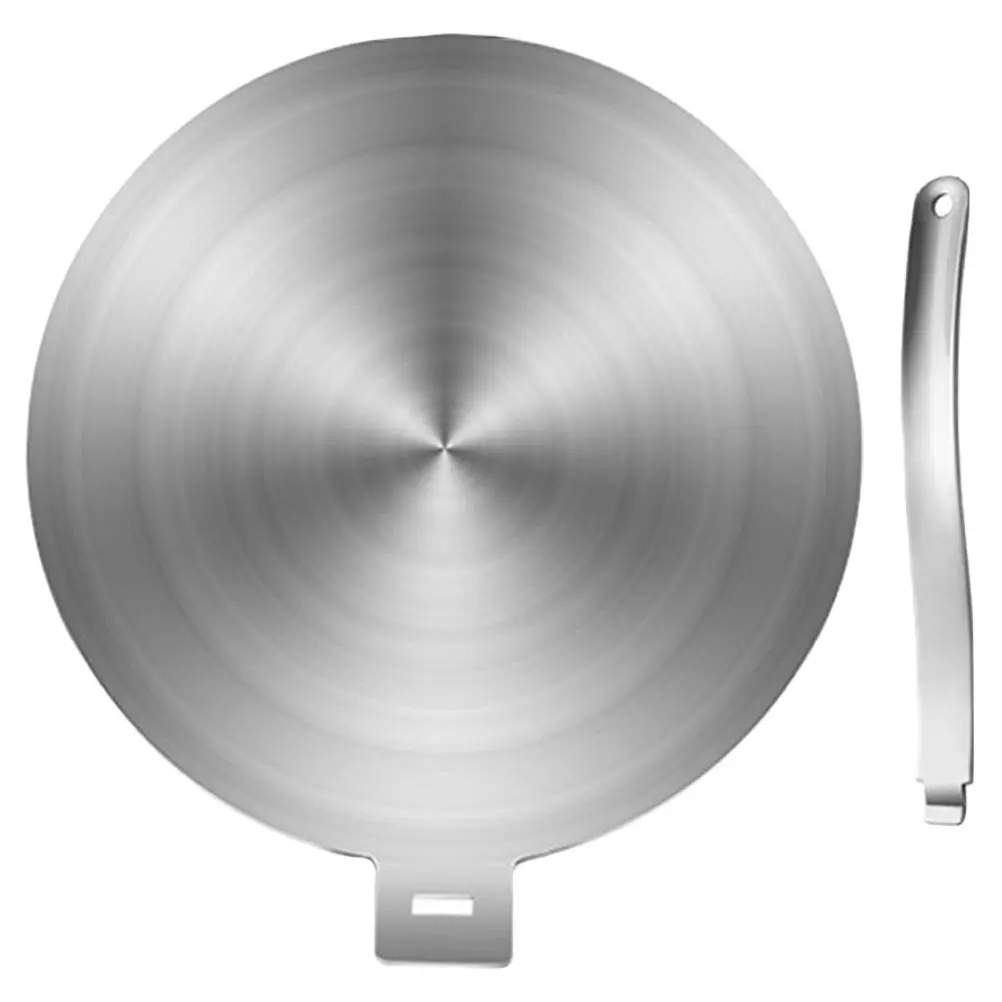 Stainless Steel Heat Conduction Enhanced Efficient Cooking Induction Adapter Ring Plate For Gas Electric Cooktops Rapid