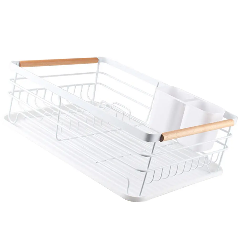 1pc Iron Dish Rustproof Kitchen Storage Organizer Drain Rack For Bowls Chopsticks Spoons Tableware Holder Rack