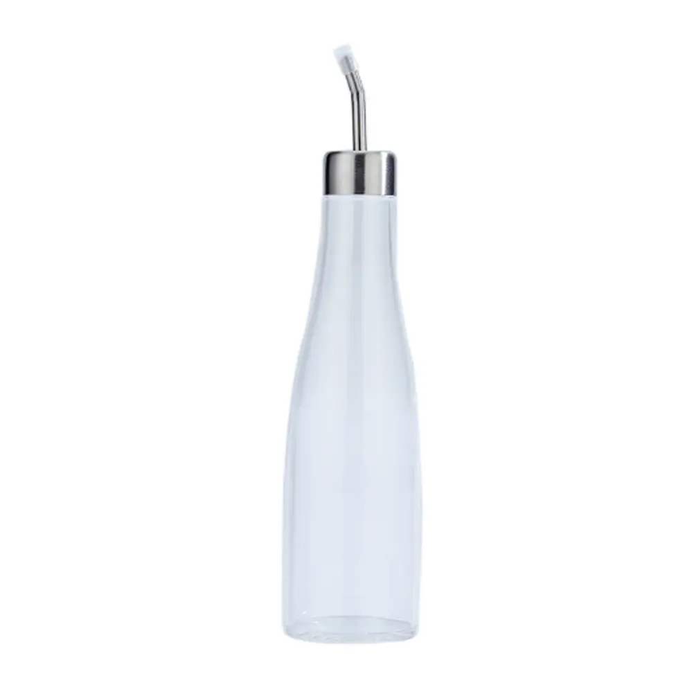 1pc Oil Vinegar Soy Sauce Seasoning Bottle Transparent Reusable Acrylic Oil Container Kitchen Supplies Cooking Bottle For Home